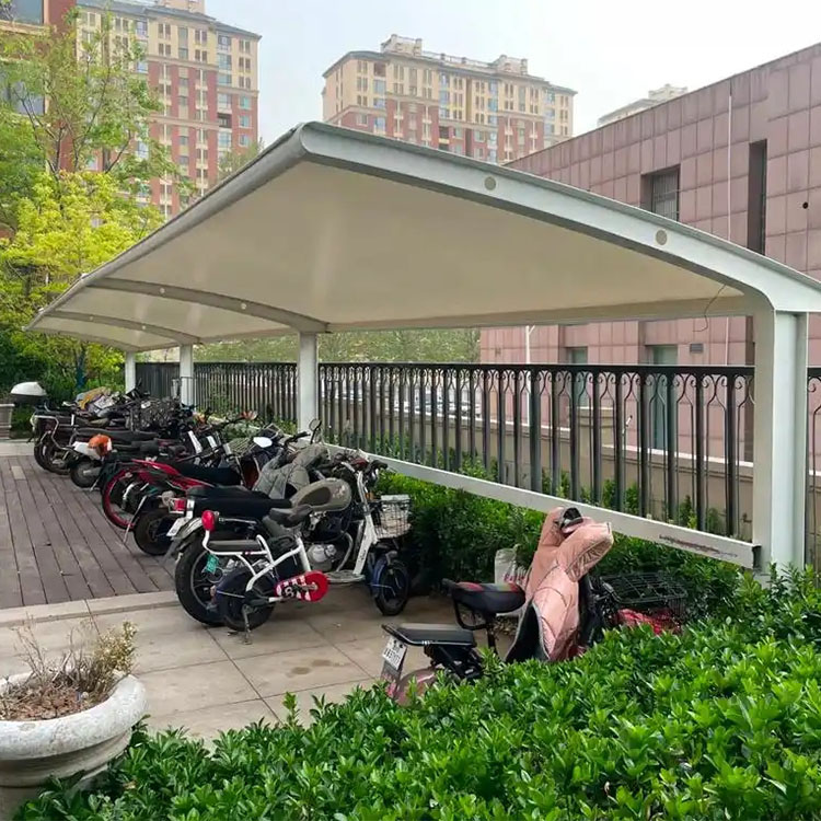 托里县膜结构电动车棚